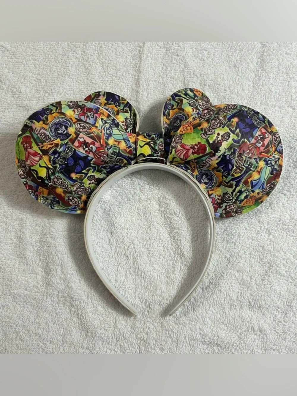 Disney Inspired Haunted Mansion & Villains Puffed Minnie Mouse Ears Headband